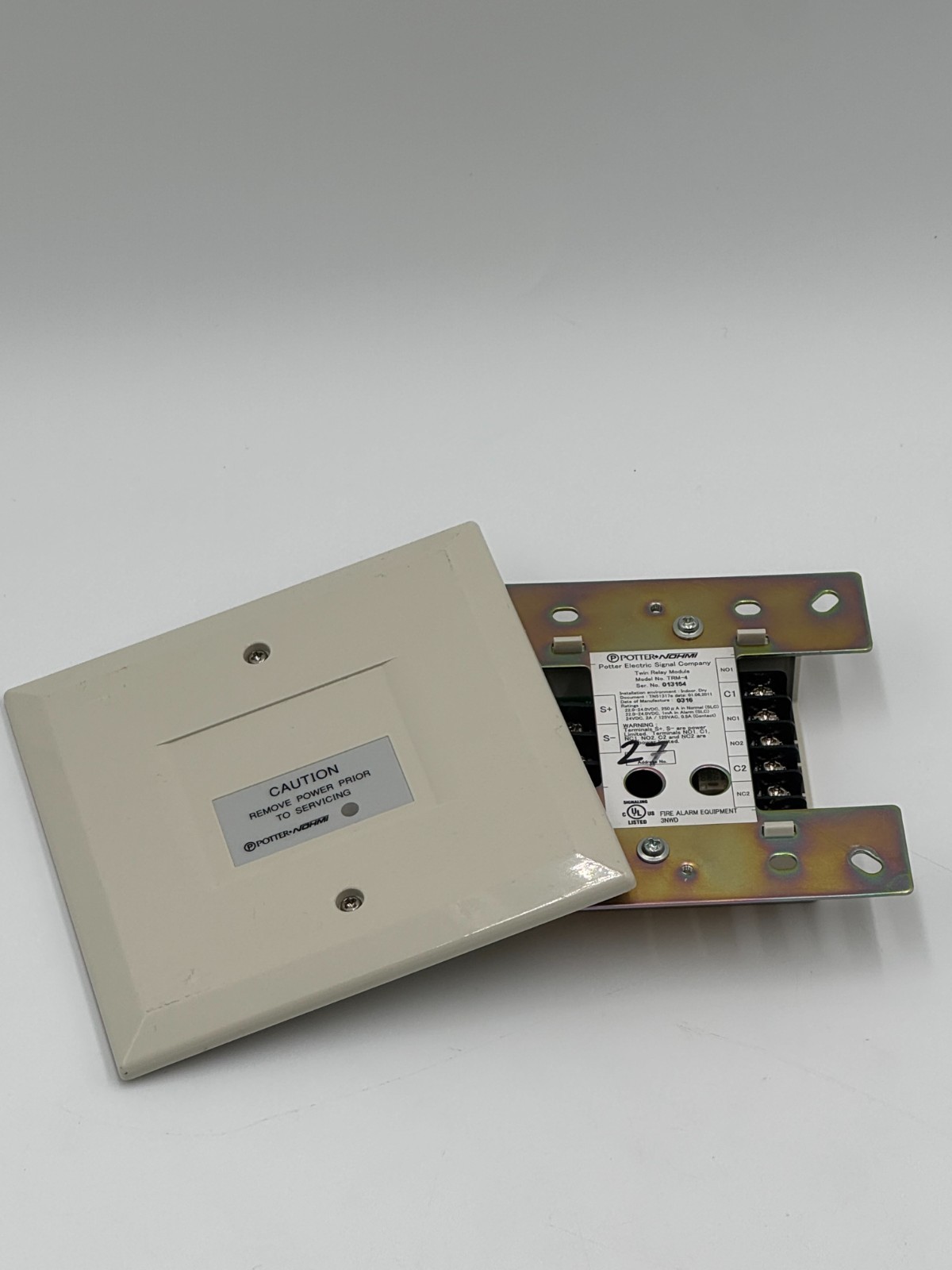 Potter TRM-4 Twin Relay Fire Alarm Module Potter TRM-4 Twin Relay Fire Alarm Module