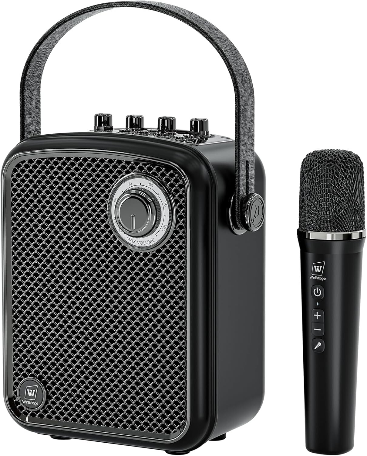 ✅Authenticity Guarantee-WinBridge Bluetooth 5.3 for Teacher, Singing, Party-S100
