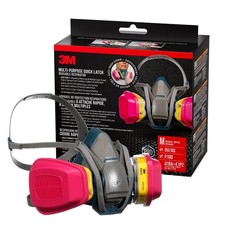 3M-65023QLHA1-C Pro Respirator with Quick Latch, Medium EXP 2025 picture