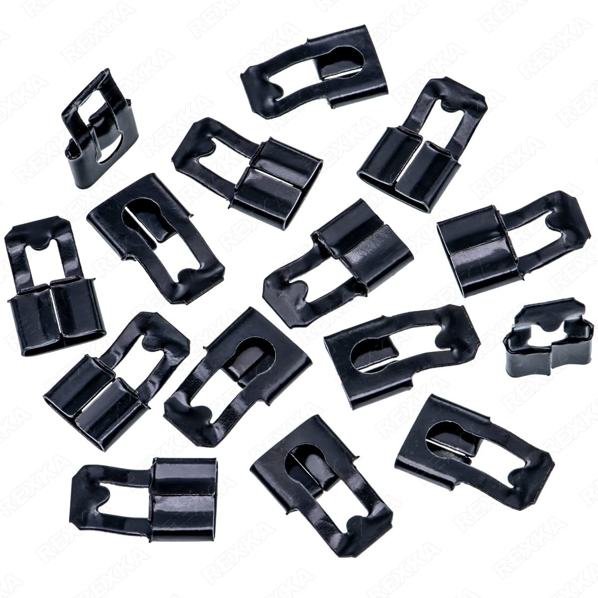 Rexka 15PCS Door Lock Rod Clips for Chevrolet Camaro Corvette Impala GMC Truck