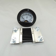 65C5 DC 1000A Round Analog Ammeter Panel AMP Current Meter Dia. 90mm with shunt picture