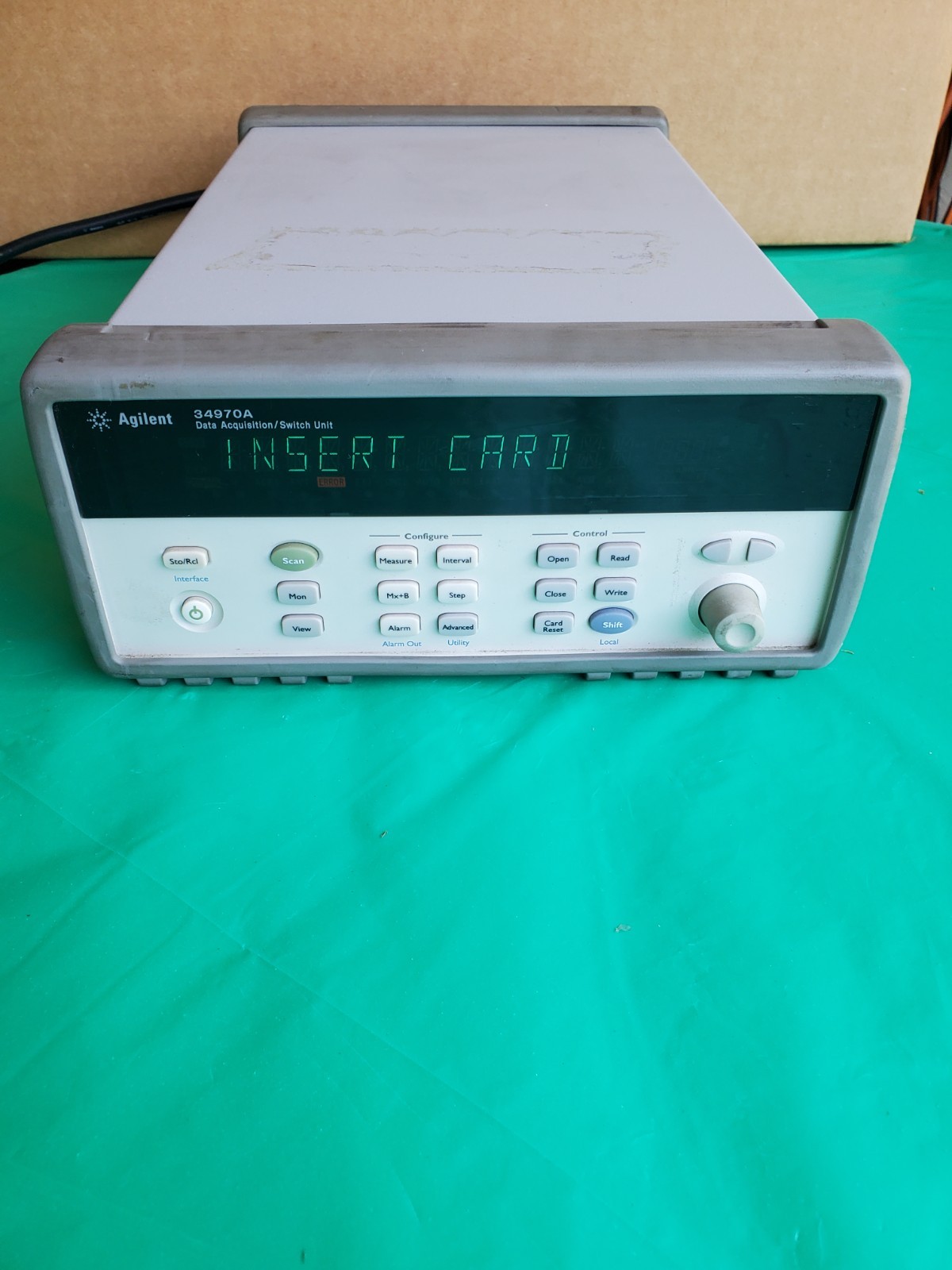 Agilent 34970A Data Acquisition/Data Logger Switch Unit (w/ no option 1)