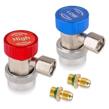 2PCS R134a Refrigerant Adapter and Hose Fittings | Superior Efficiency Automo... picture
