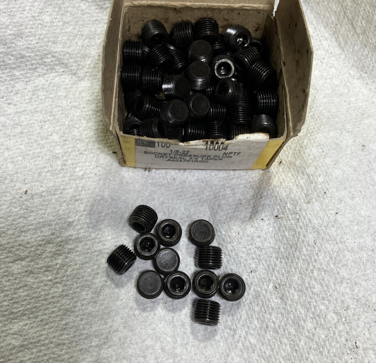 Holo Krome 10004 1/8-27 Socket Pressure Plug Dryseal 3/4 Taper (94pcs)