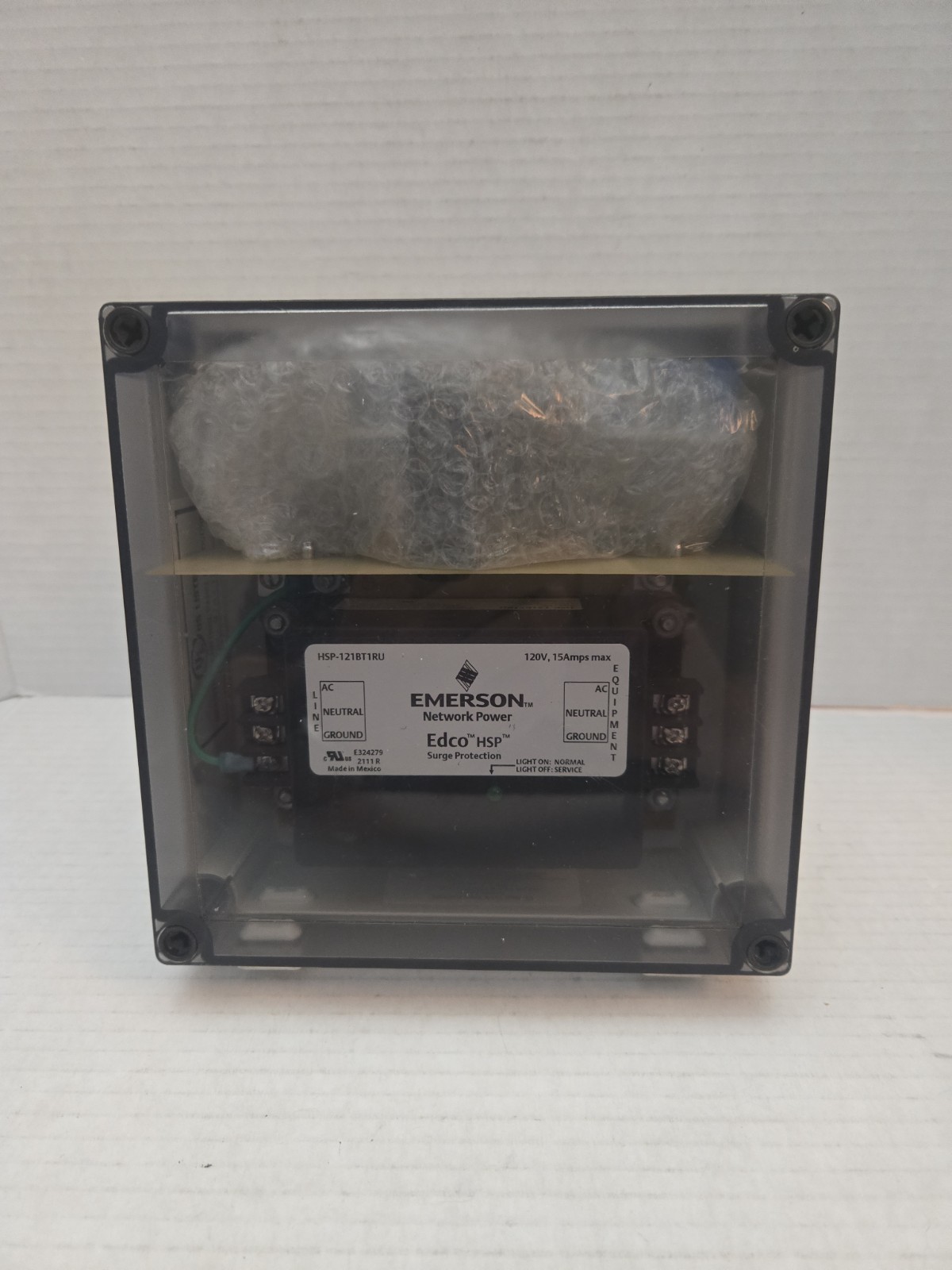 Emerson SLAC - 13036 Network Power Edco HSP Surge Protection Device, 120V, 15A