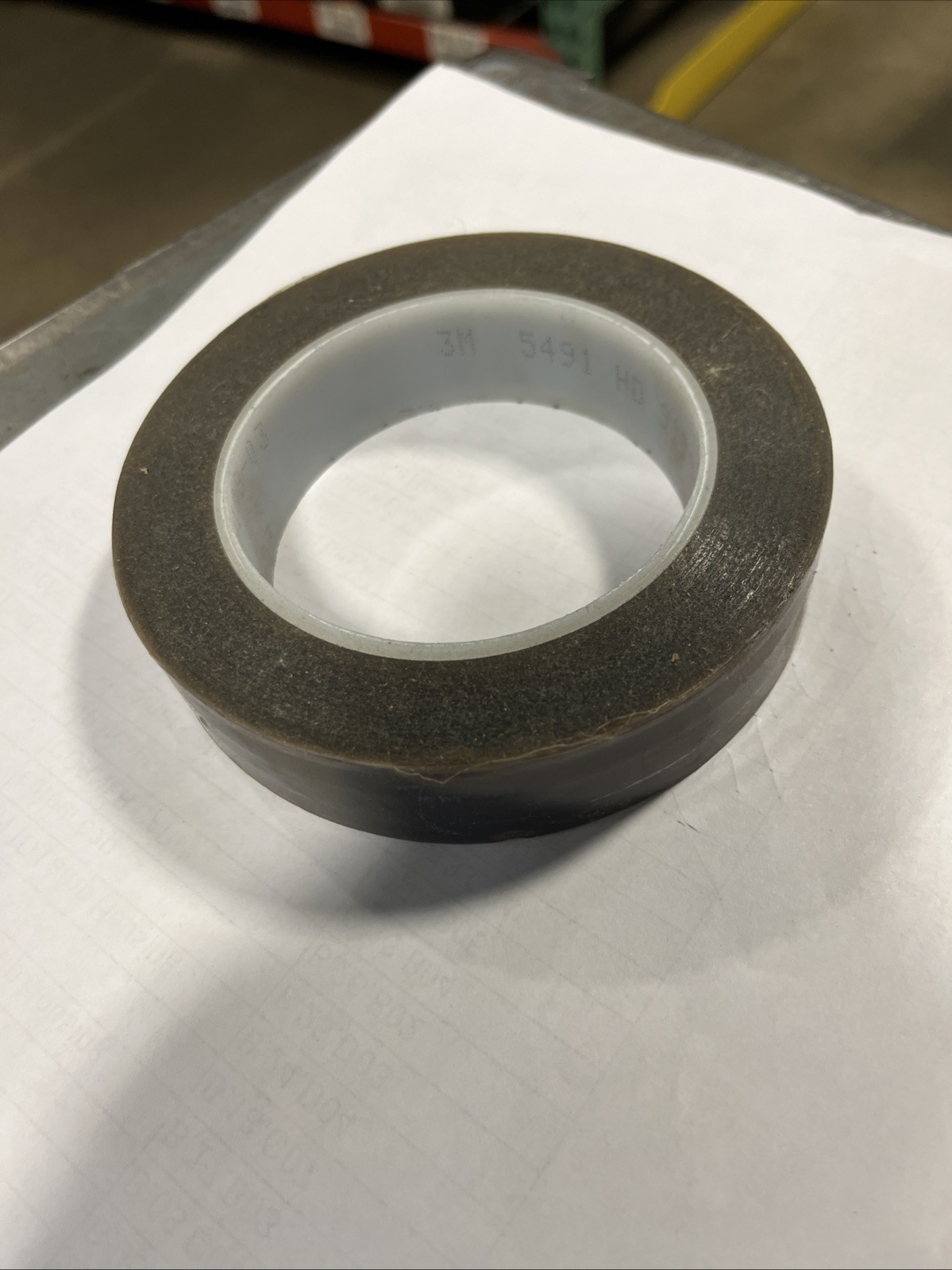 3M PTFE  Extruded Film Tape 5491 1 inch X 36 yards MMM5491