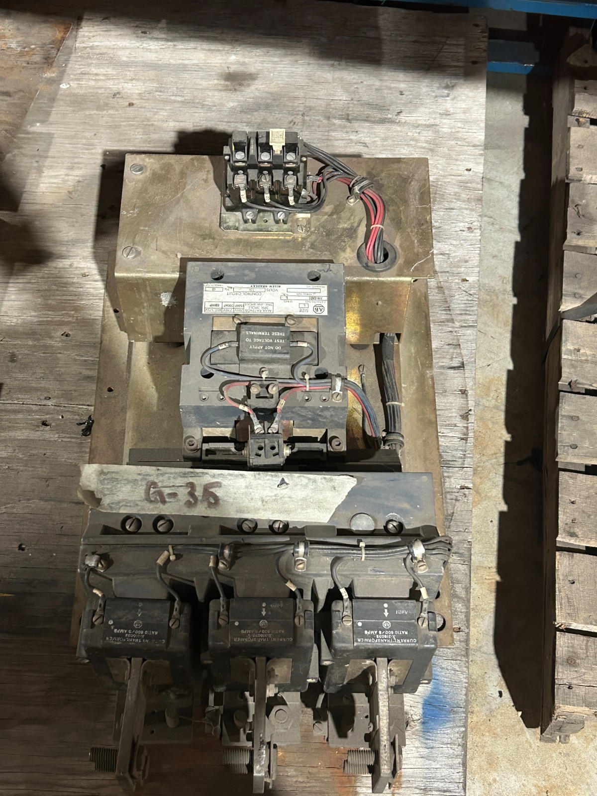 USED ALLEN BRADLEY  Size 6 Starter 709-GAD1 Series 1