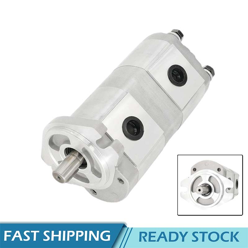 HGP-33A-F8/8R Hydraulic Tandem Double Gear Pump FOR Shaft 17.48mm