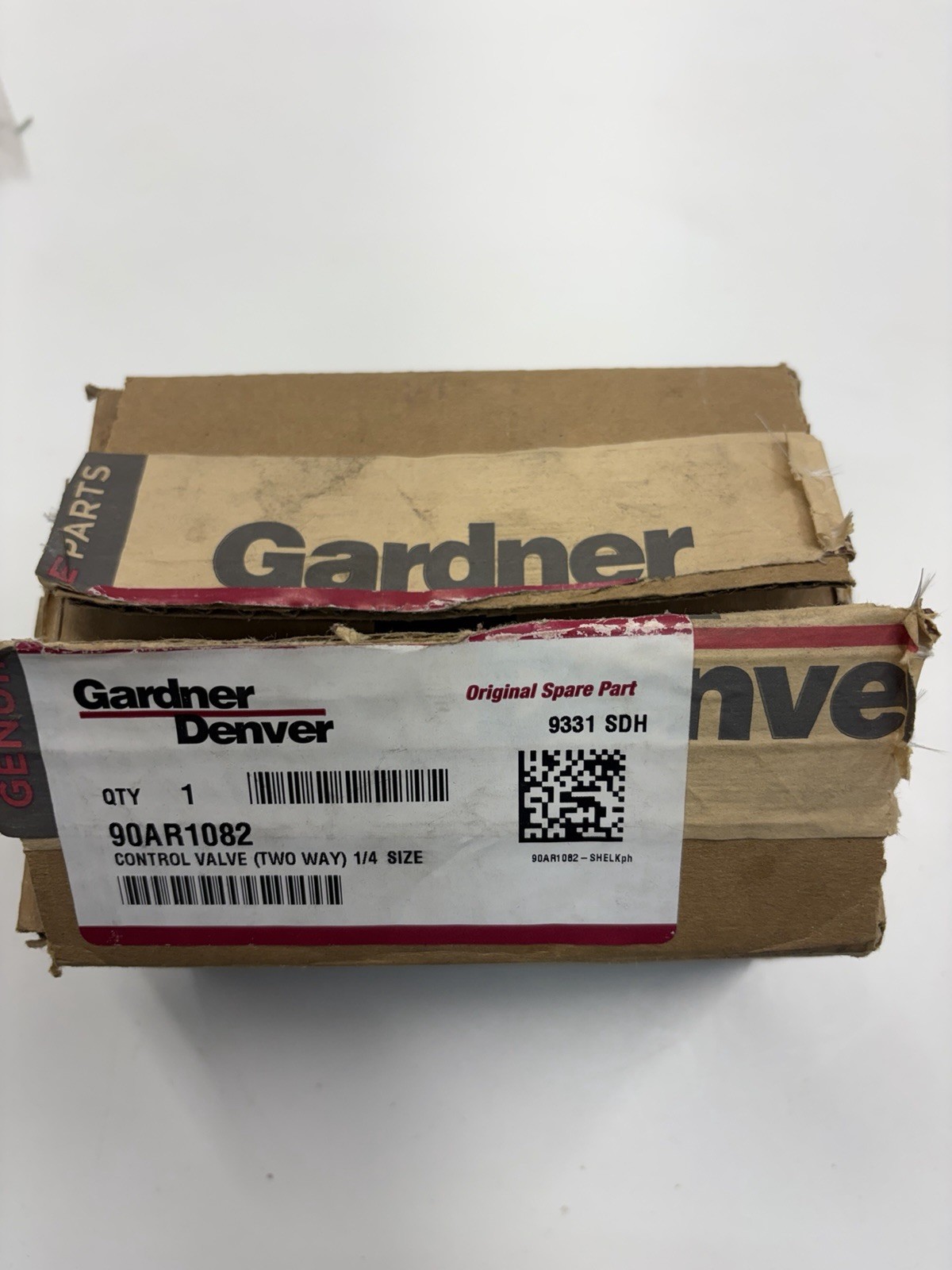 Gardner Denver 90AR1082 control valve **NOS**