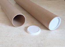 Four (4) Heavy Duty Premium Kraft Mailing Shipping Tubes- 3
