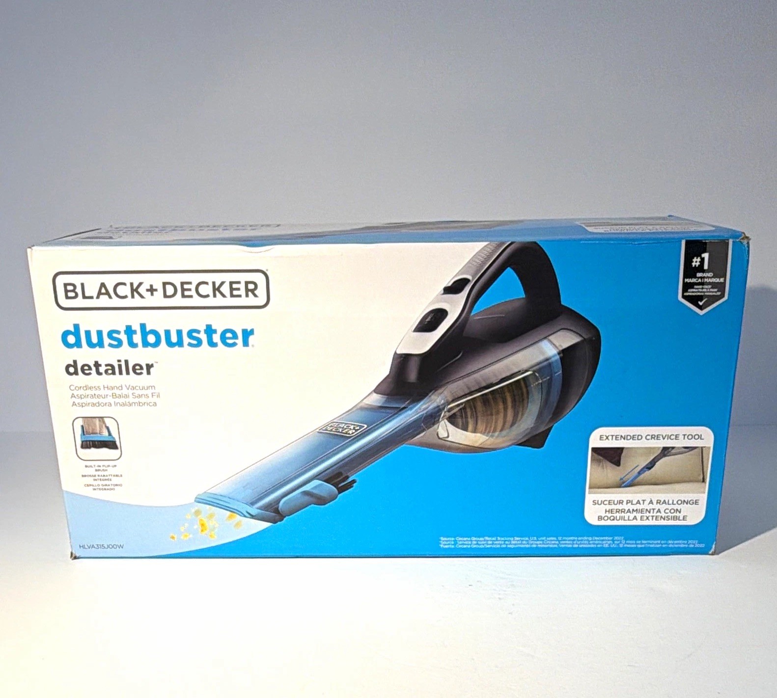 BLACK+DECKER dustbuster detailer Cordless 12V Bagless w/ Crevice Tool
