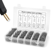 3000 PCS Plastic Welding Staples, 6 Types Hot Staples for Plastic Welder picture