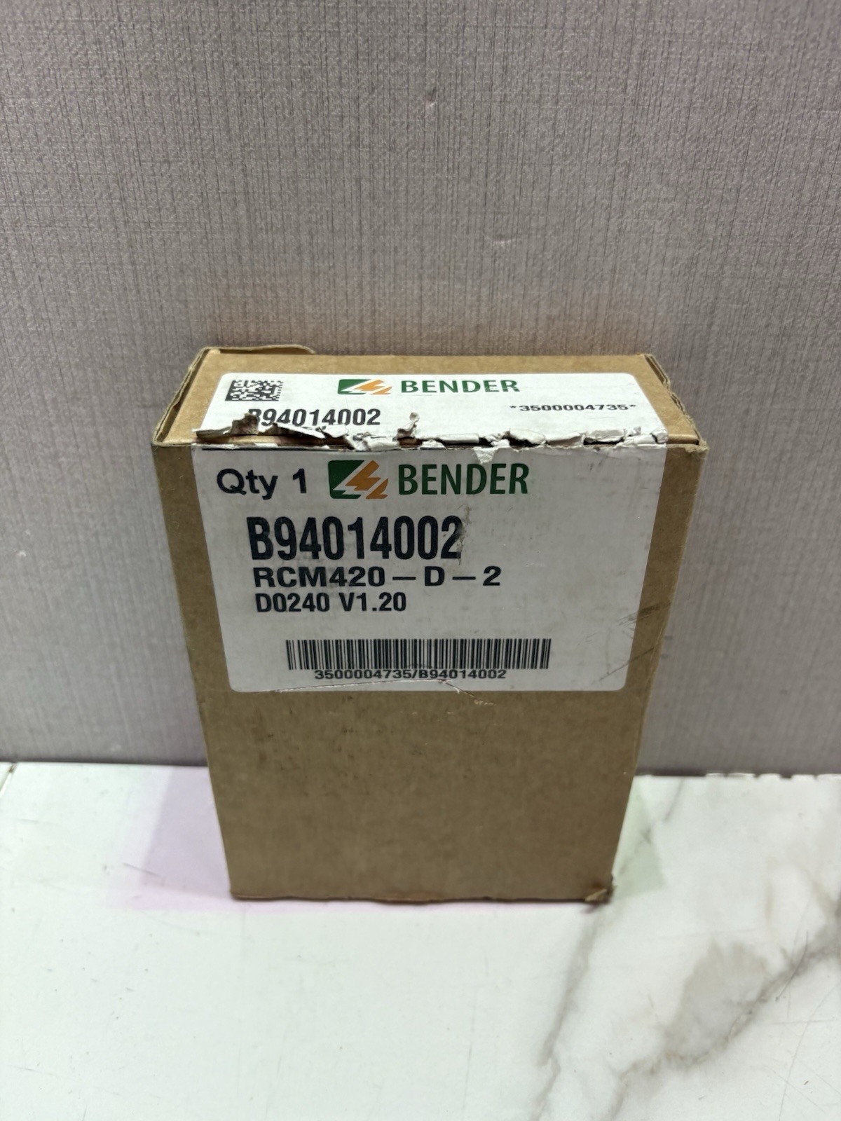 BENDER RCM420-D-2 RESIDUAL CURRENT MONITOR