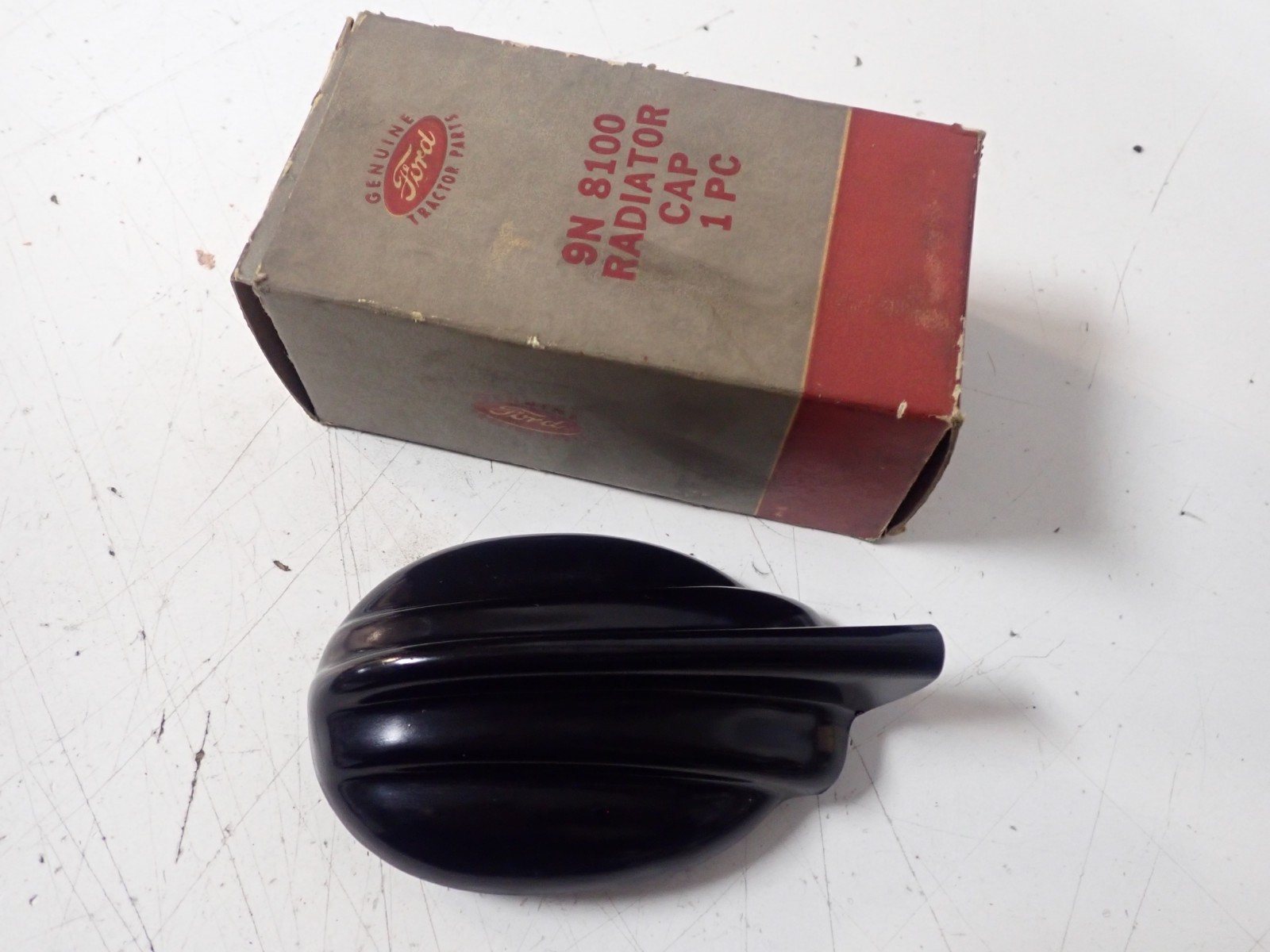 NOS Ford 9N Tractor Radiator Cap Ford # 9N 8100 Original Old Ford Stock OEM