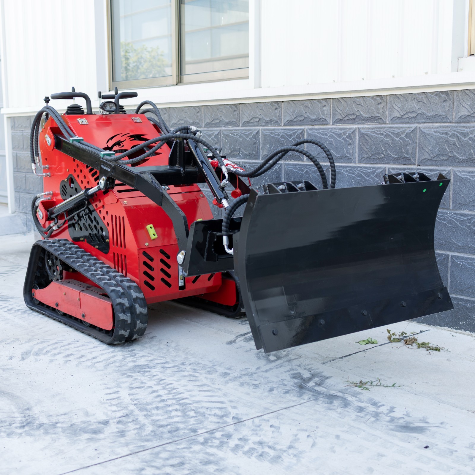 Mini Skid Steer Snow Blade Dozer Plow Attachment 39in Heavy Duty Steel USA STOCK