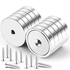 LOVIMAG Strong Magnets,150lb+ Waterproof Super 150lbx10p, Silver  picture