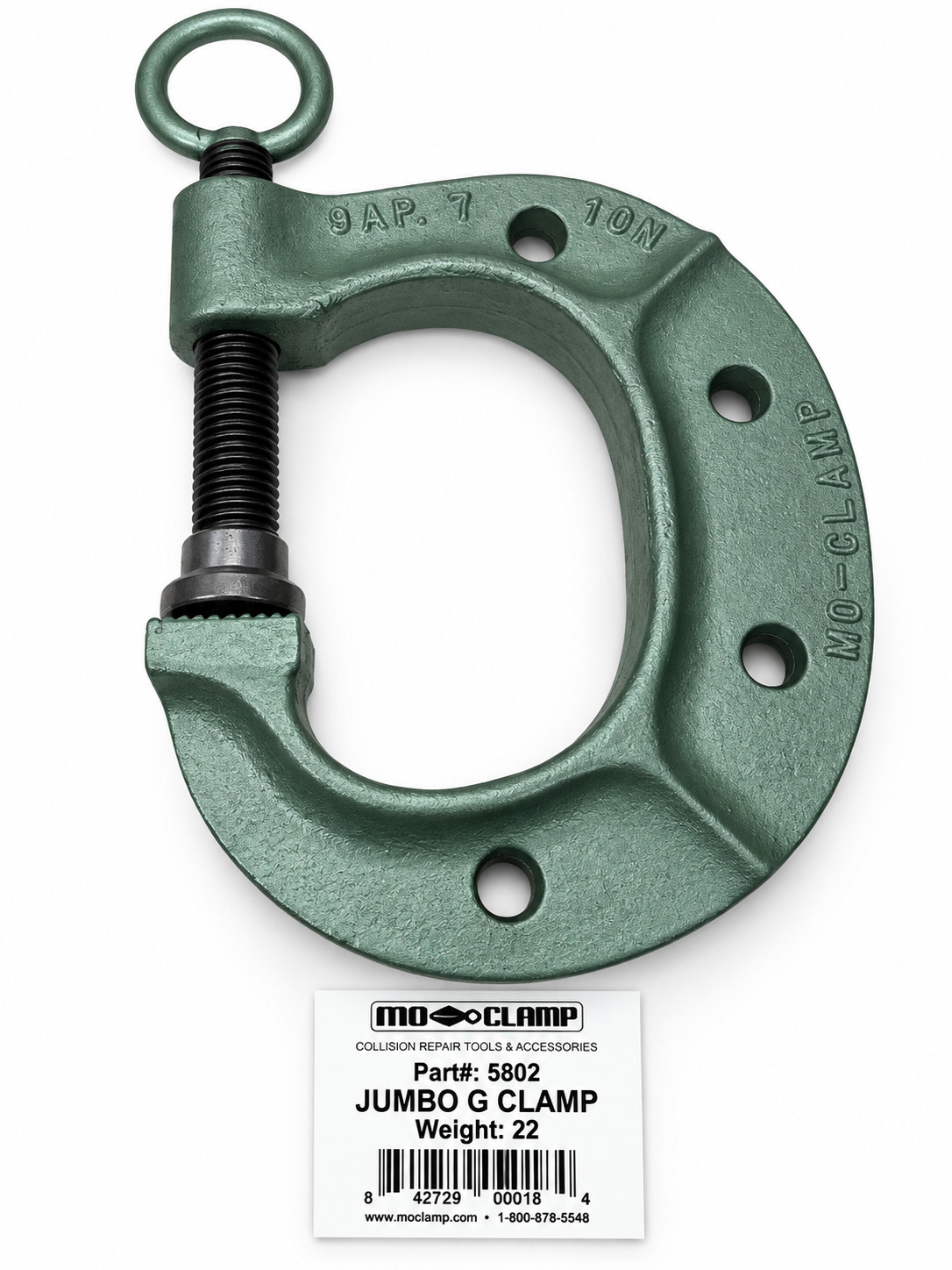 Mo-Clamp 5802 Jumbo G Clamp 10 Ton Frame Pulling MOC5802 MCL5802 PU5802