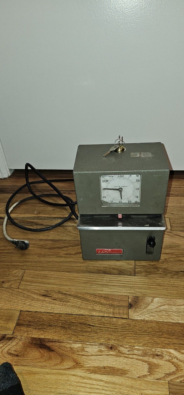 Vintage Lathem 2121 Manual Punch Clock