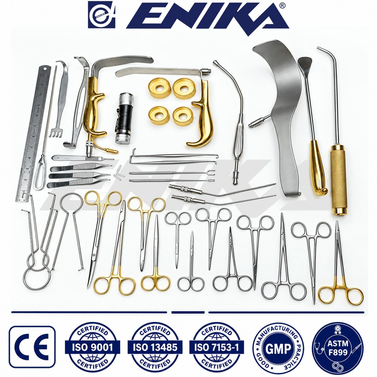 Breast Augmentation Set Of 40 Pcs Plastic Surgery Surgical Instrument