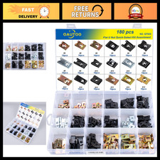 180pcs Automotive Body Flat U Nut Assortment Kit - Quick Select Fasteners picture