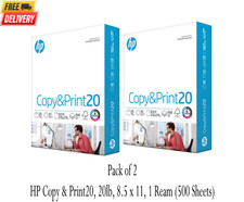 HP Copy & Print20, 20lb, 8.5 x 11, 1 Ream (500 Sheets) (2 Pack) picture