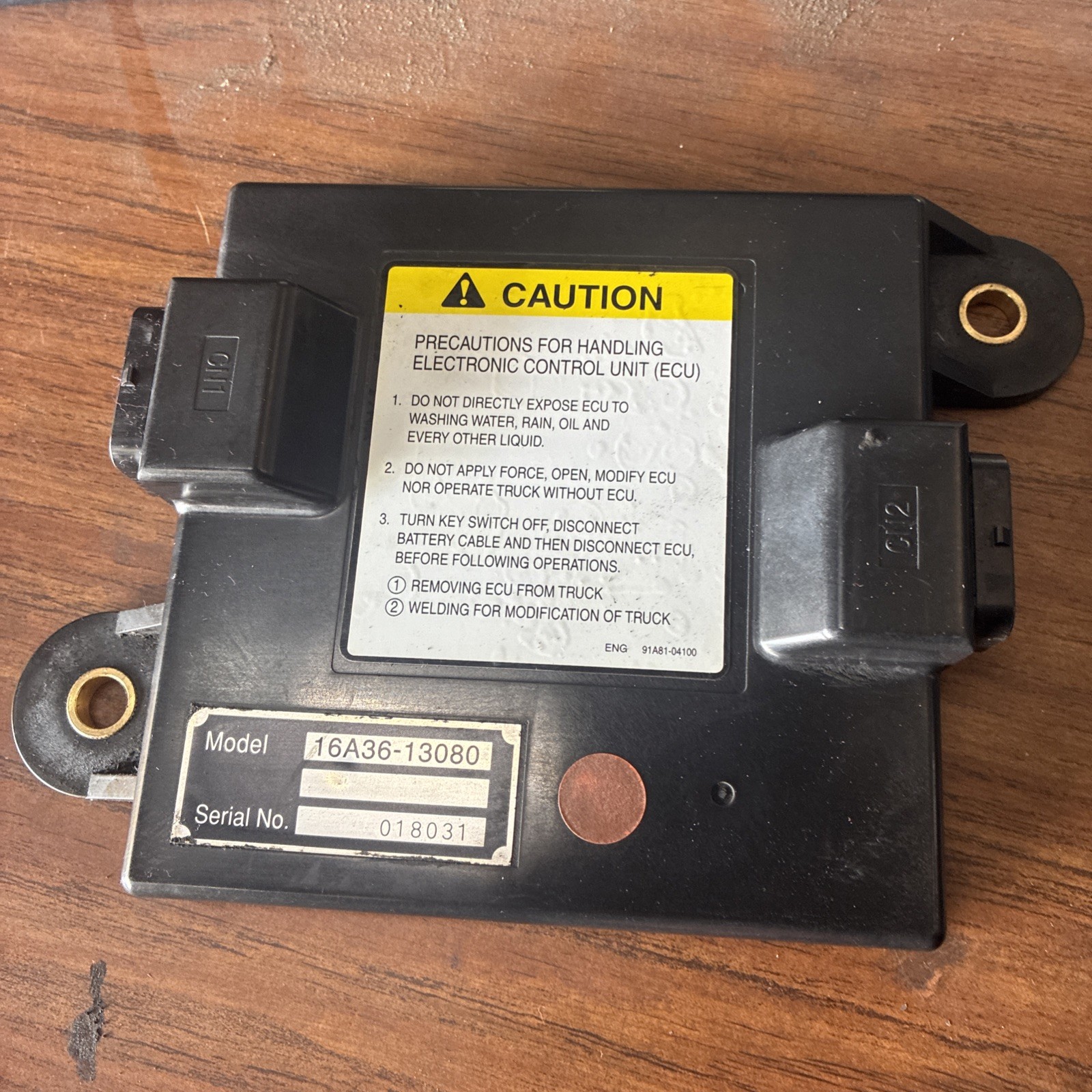Mitsubishi Forklift FGC18N ECU Controller 16A36-13080