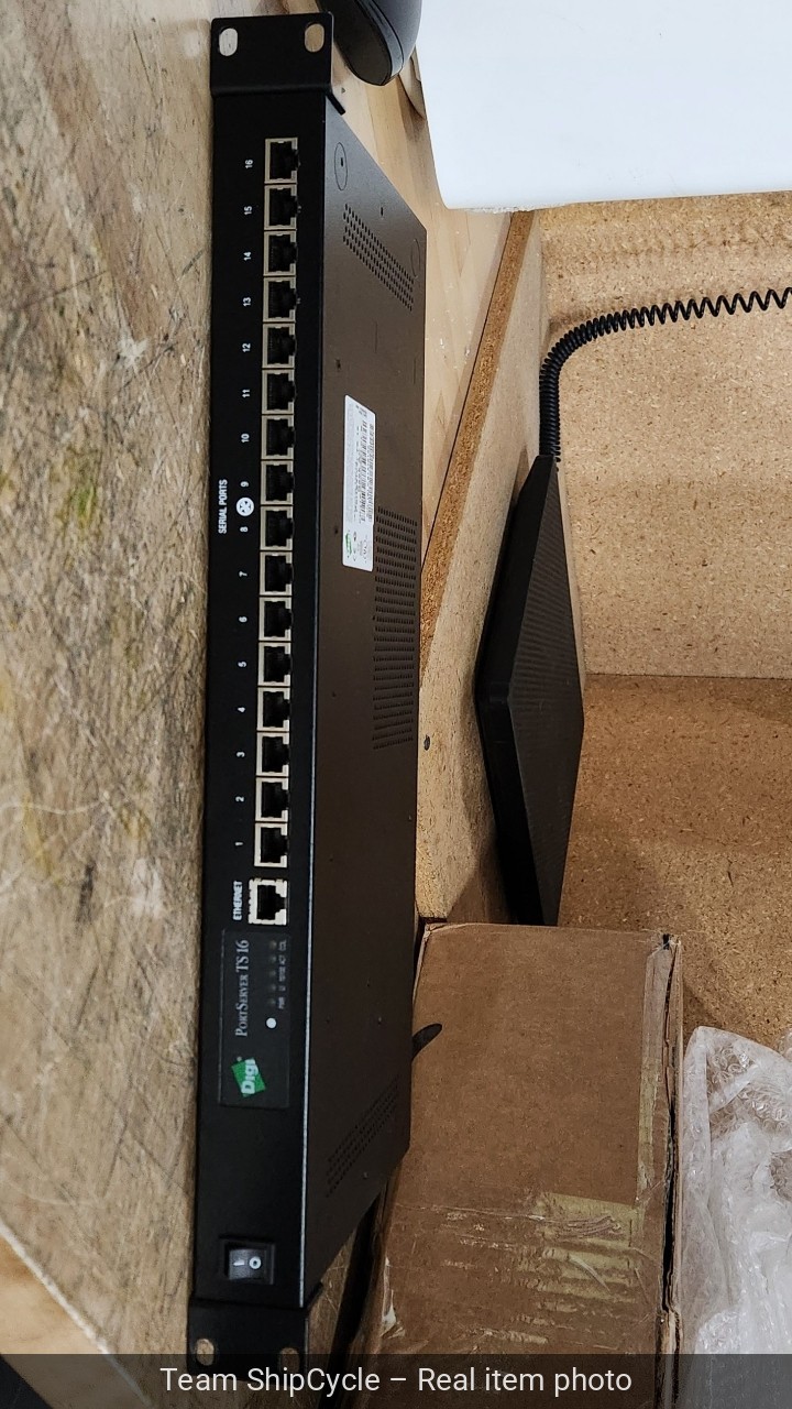 U100245 Digi PortServer TS 16 Rackmount Server Black 5000085401 G2U U100245 Digi PortServer TS 16 Rackmount Server Black 5000085401 G2U