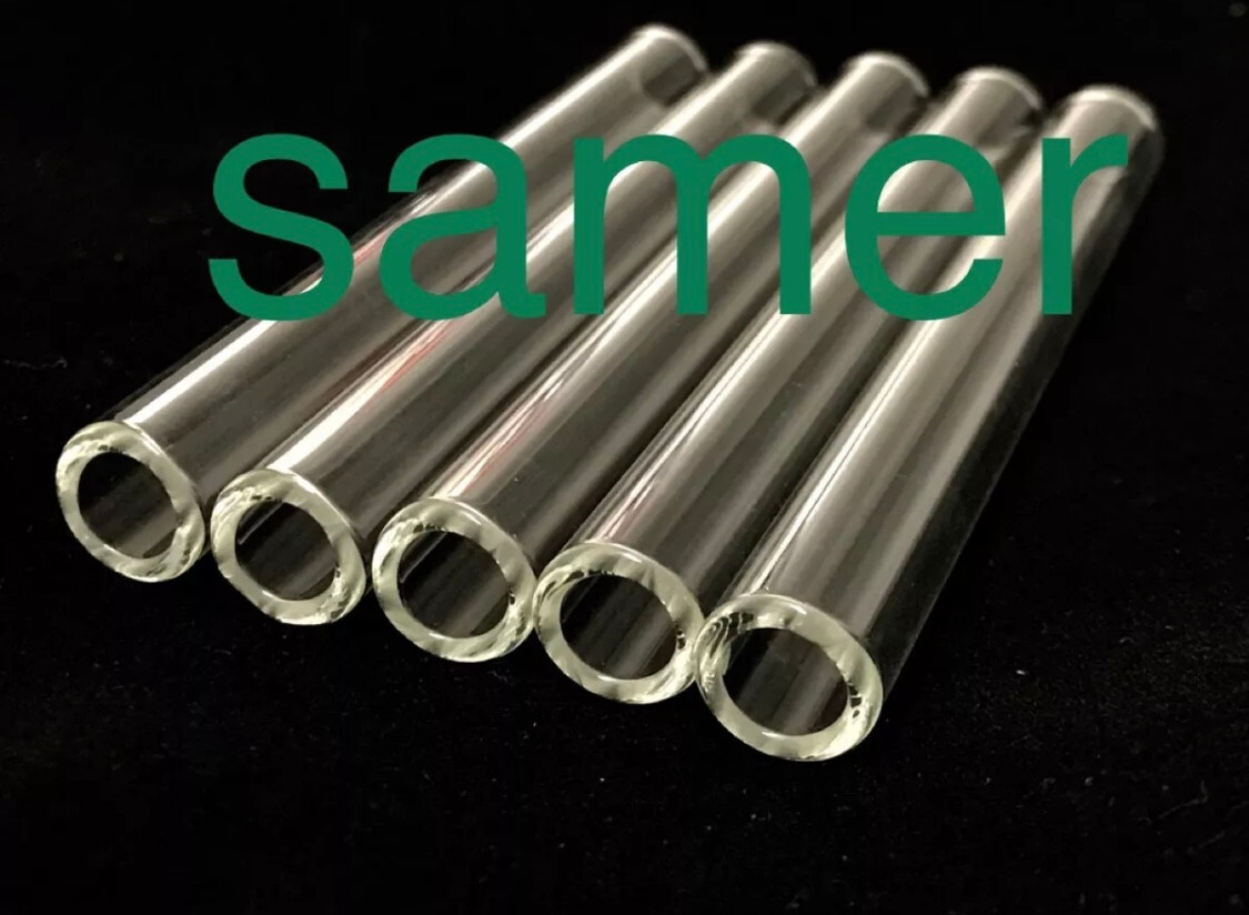 ONE CASE OF 1000,   4 Inch Clear Pyrex Glass Blowing Tube 12mm OD 8mm ID 2mm