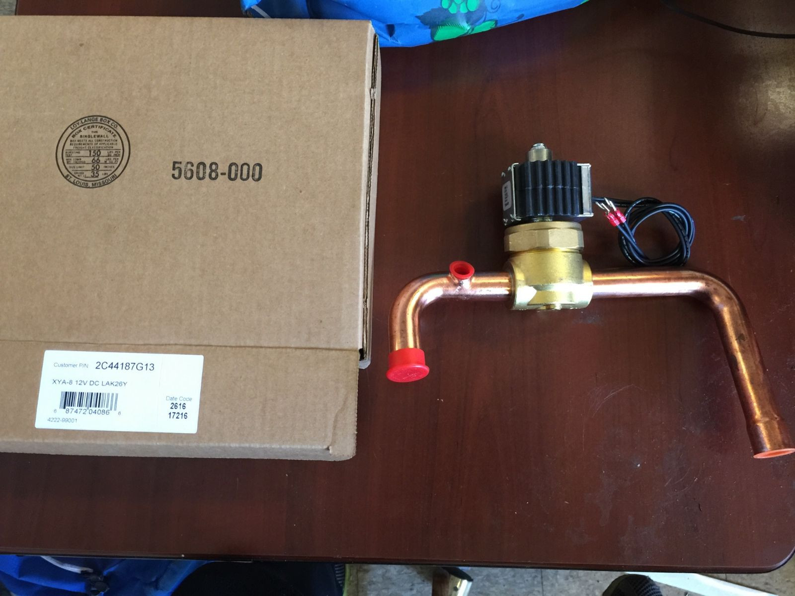SPORLAN  12 VOLT CYCLE SOLENOID VALVE ASSEMBLY 7/8