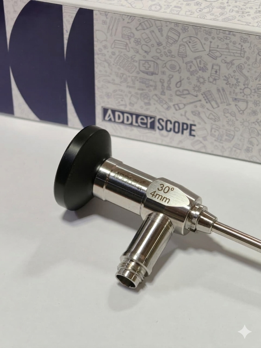 ADDLER 4mm 30° HD Rigid Arthroscope | Autoclavable | CE & ISO Cert