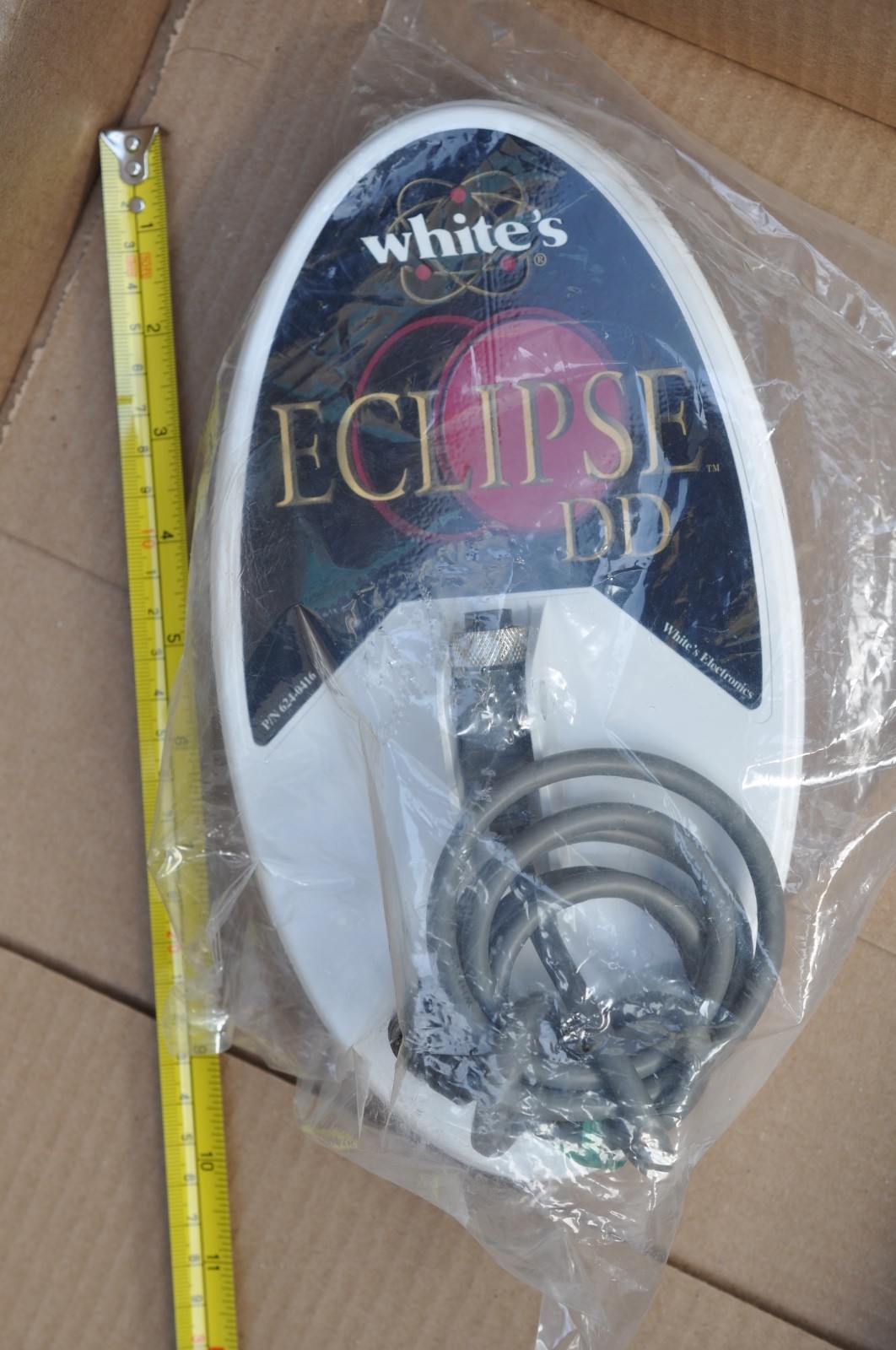 NEW White's Eclipse DD 6x10 Search Coil 624-0416 Metal Detector Gold MXT T USA