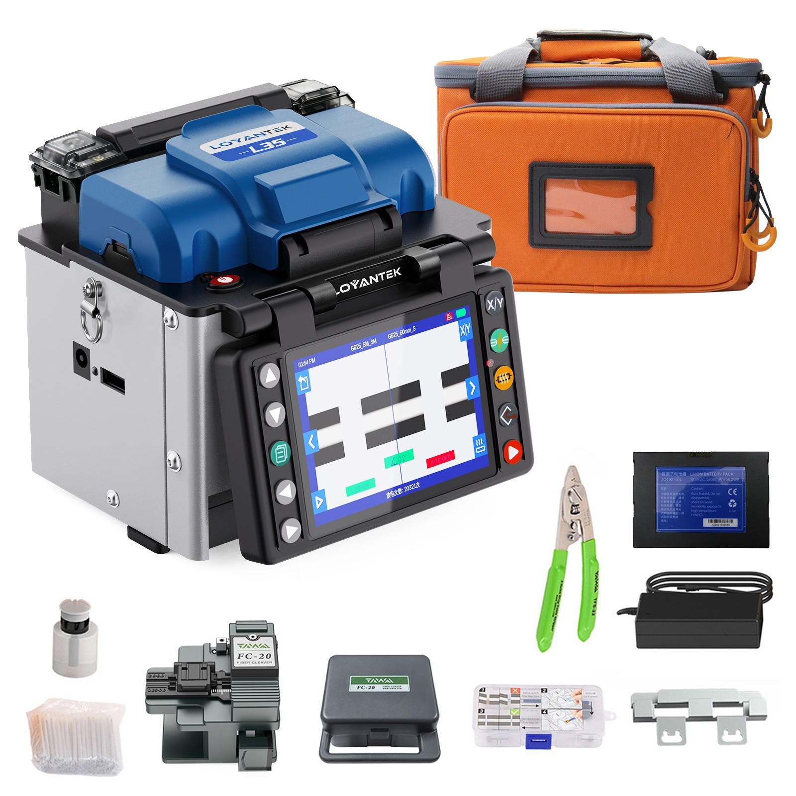 Mini Fusion Splicer Automatic Optical Fiber Fusion Splicer Kit ,FTTX Splicer Kit