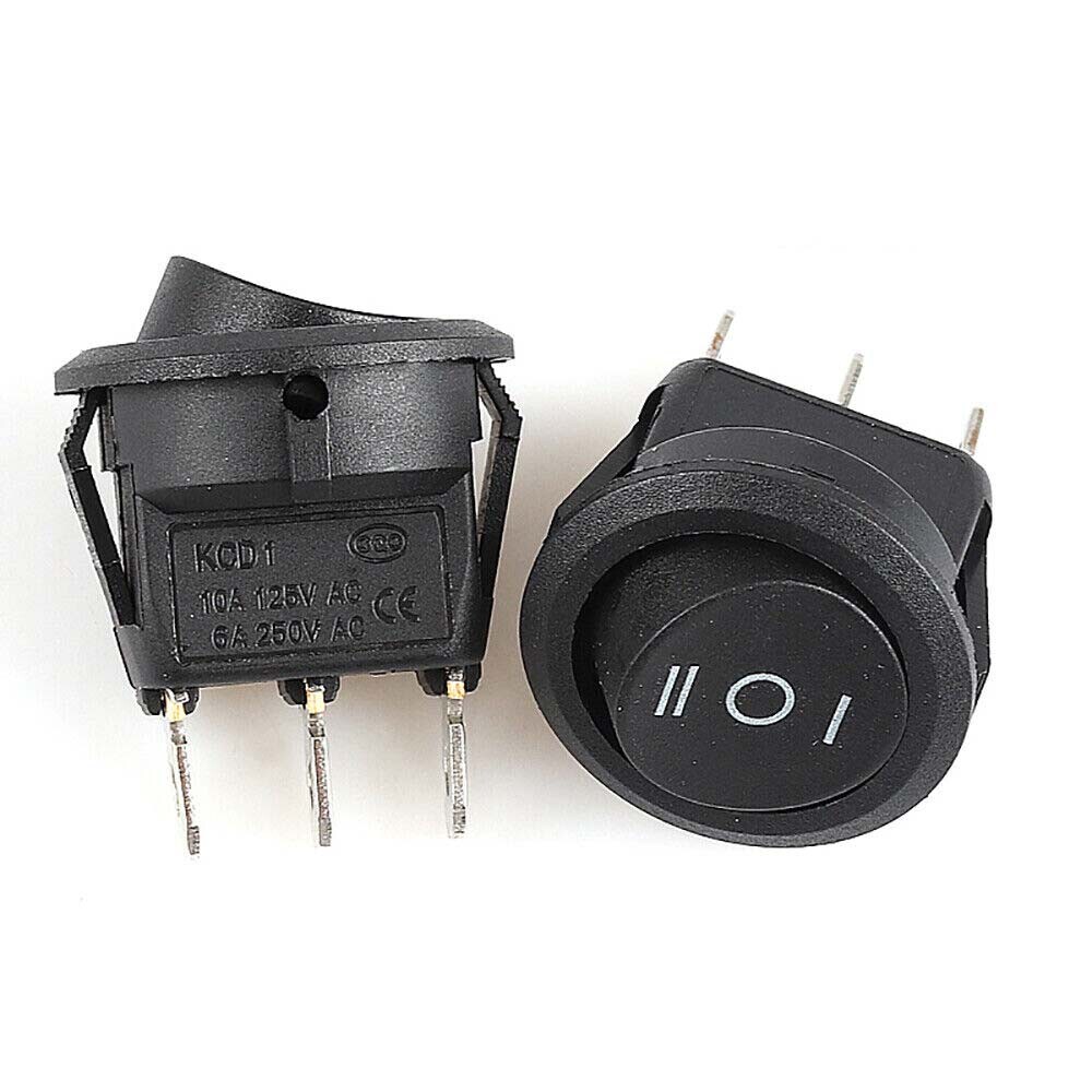 20mm 6A/250V 10A/125V ON/OFF Push Button Power Round Rocker Switch 2/3/4/6Pin 20mm 6A/250V 10A/125V ON/OFF Push Button Power Round Rocker Switch 2/3/4/6Pin