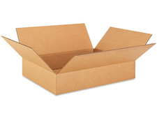 Pack of 25 - 24x12x4 Corrugated Kraft Cardboard Cartons Mailer Shipping Pack Box picture