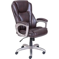Serta Memory Faux Leather Foam Commercial Big & Tall Office Chair 350 Lb Cap New picture