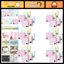 Cute Black Cat Sticky Notes 3x3 - 36 Pads, 3600 Sheets, Office & School Supplies picture