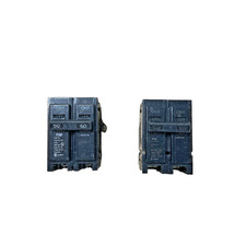 T&B Type 250 Circuit Breaker 50A, 2 Poles, 120/240 V.AC - Lt of 2 picture