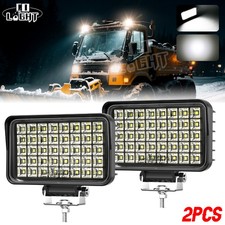 2x Powerful New 6X4 LED Work Light For Truck Flood Light 12V 24V Tractor lights picture