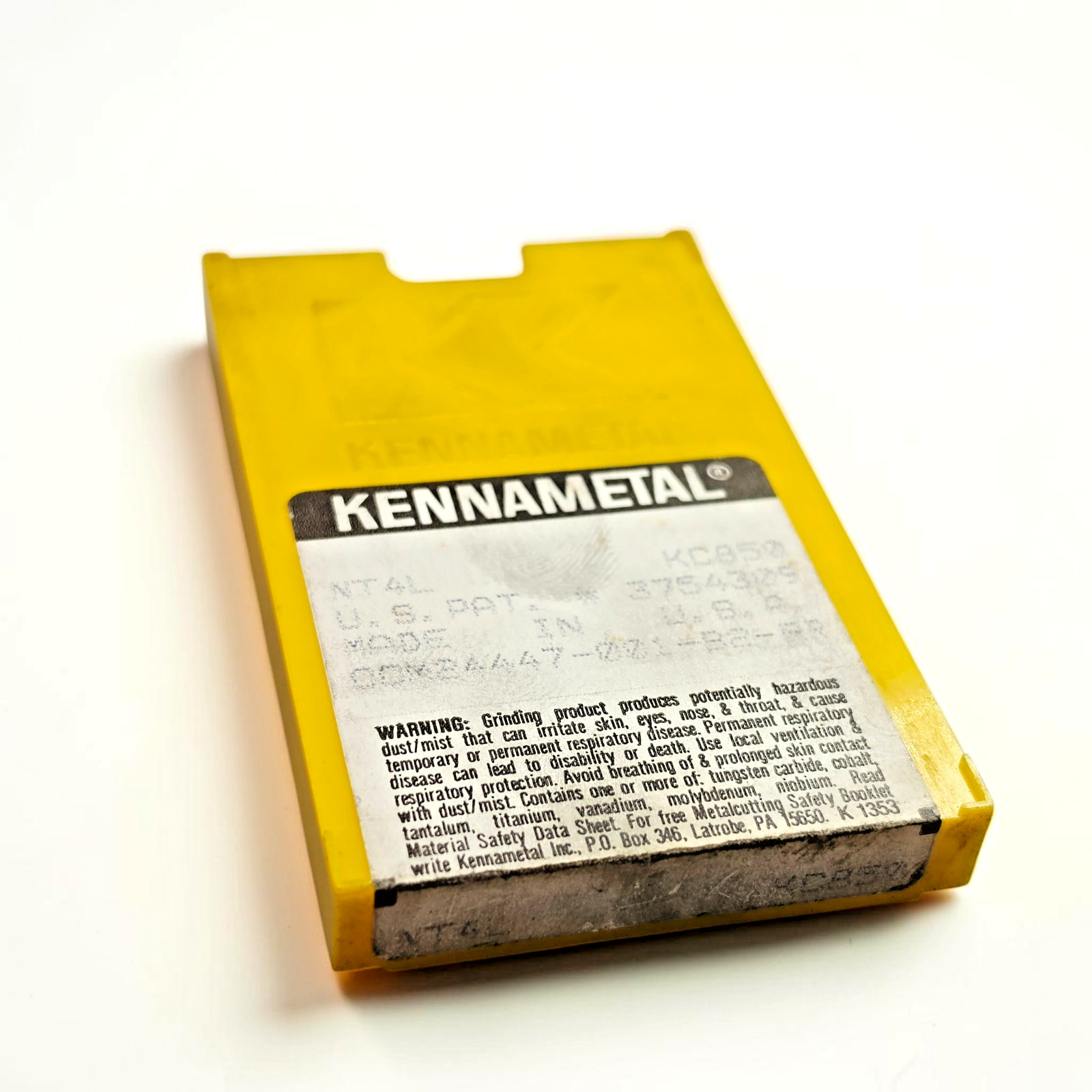 Kennametal NT4L KC850 Carbide Top Notch Threading Inserts (Box of 4)
