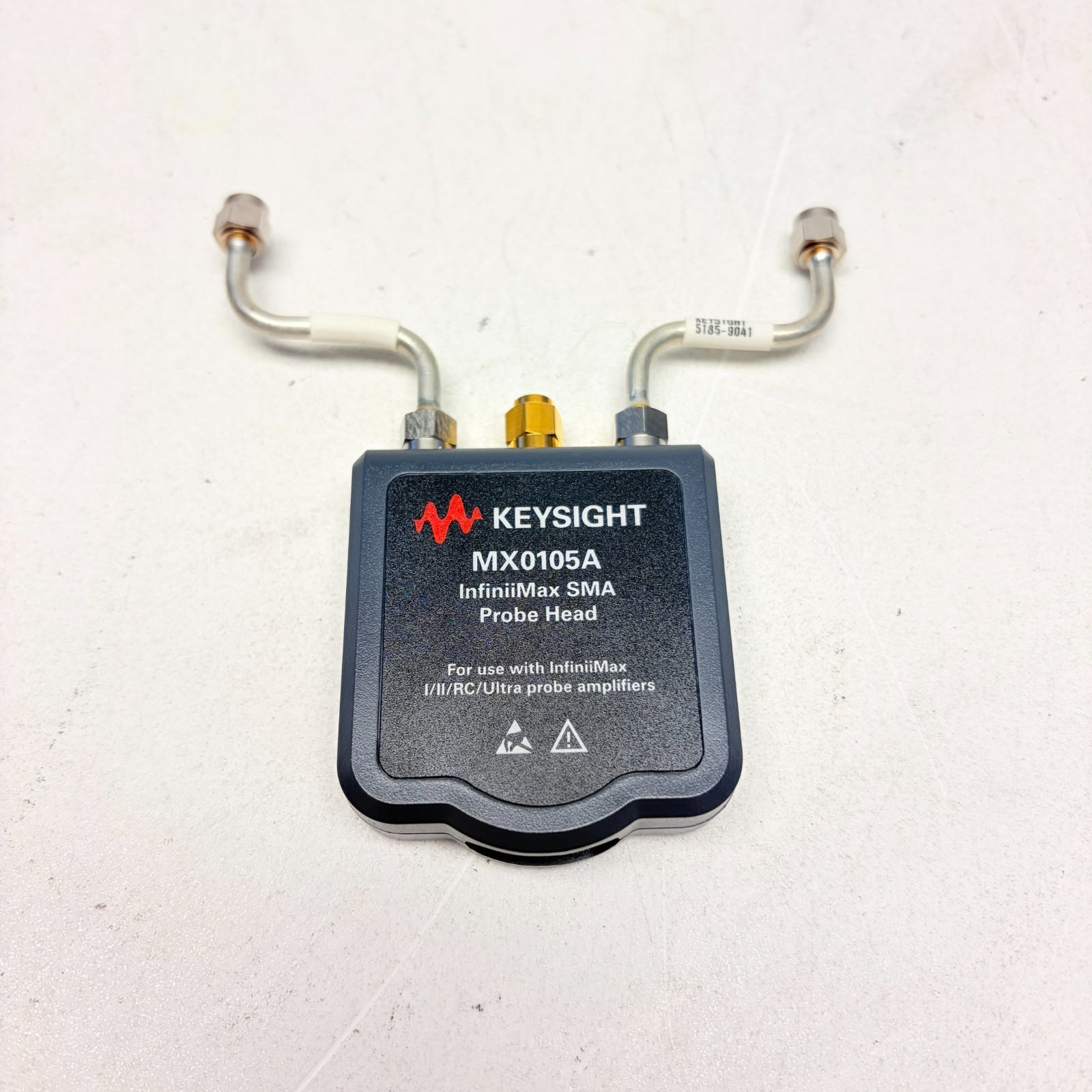 Keysight MX0105A InfiniiMax Differential SMA Probe Head 20GHz + Semi-Rigid Coax