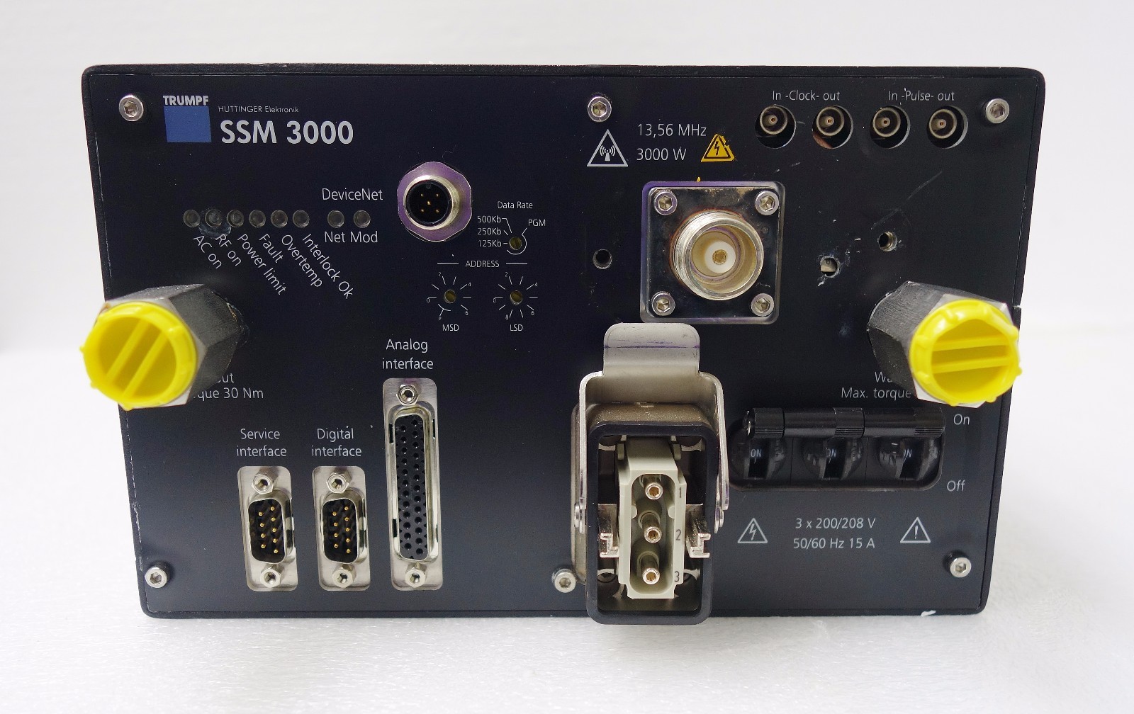 Schematic Rfg3000 TRUMPF HÜTTINGER SSM 3000 (S) RFG PLASMA RF POWER GENERATOR AMAT 3kW 13 ...