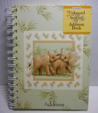 Rare Vintage ENDANGERED YOUNG'UNS Address Book BABY ELEPHANTS Colorbok 2005 NEW picture