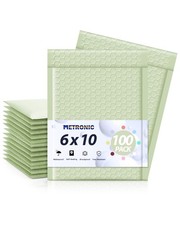 Bubble Mailers 6x10 Inch 100 Pack Mint Green Padded Envelopes picture
