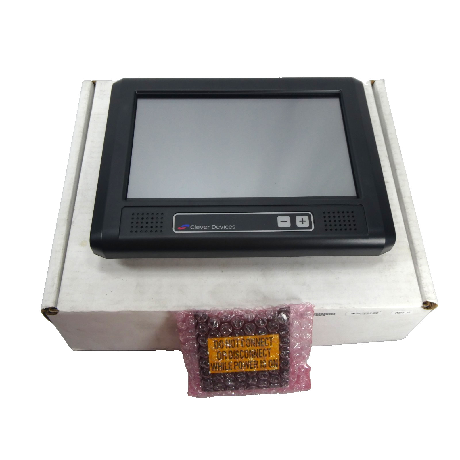 NEW CLEVER DEVICES DVI IVN-R Transit Control Head 9” Display Rugged and Rail