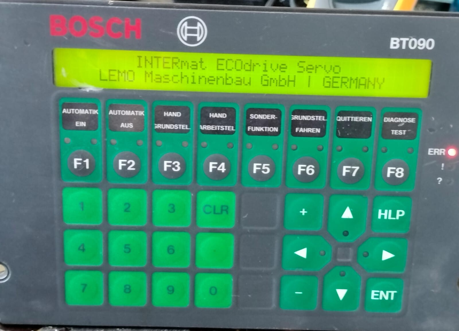 BOSCH BT090 CONTROL PANEL DISPLAY- TRIED & TESTED