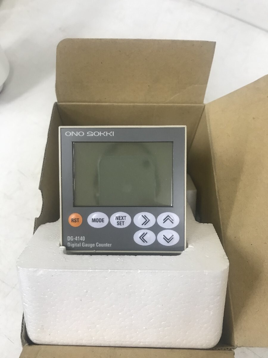 ONO SOKKI DG-4140 Digital Gauge Counter Factory stored unused item ONO SOKKI DG-4140 Digital Gauge Counter Factory stored unused item
