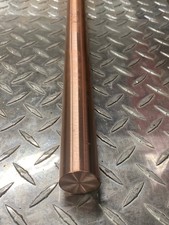 1-1/4 X 38 3/8 Copper Round Bar  about 15 Lbs of copper picture
