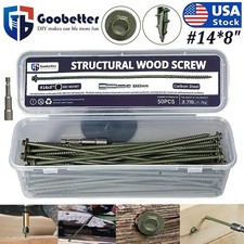 Heavy-Duty Green Timber Structural Wood Screws with Hex Socket 14*8