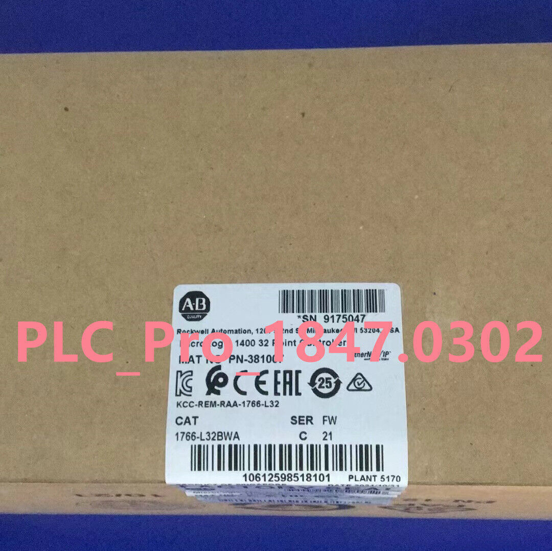 1766L32BWA 1PC New AB 1766-L32BWA 1400 32 Point Controller PLC/  Fast delivery