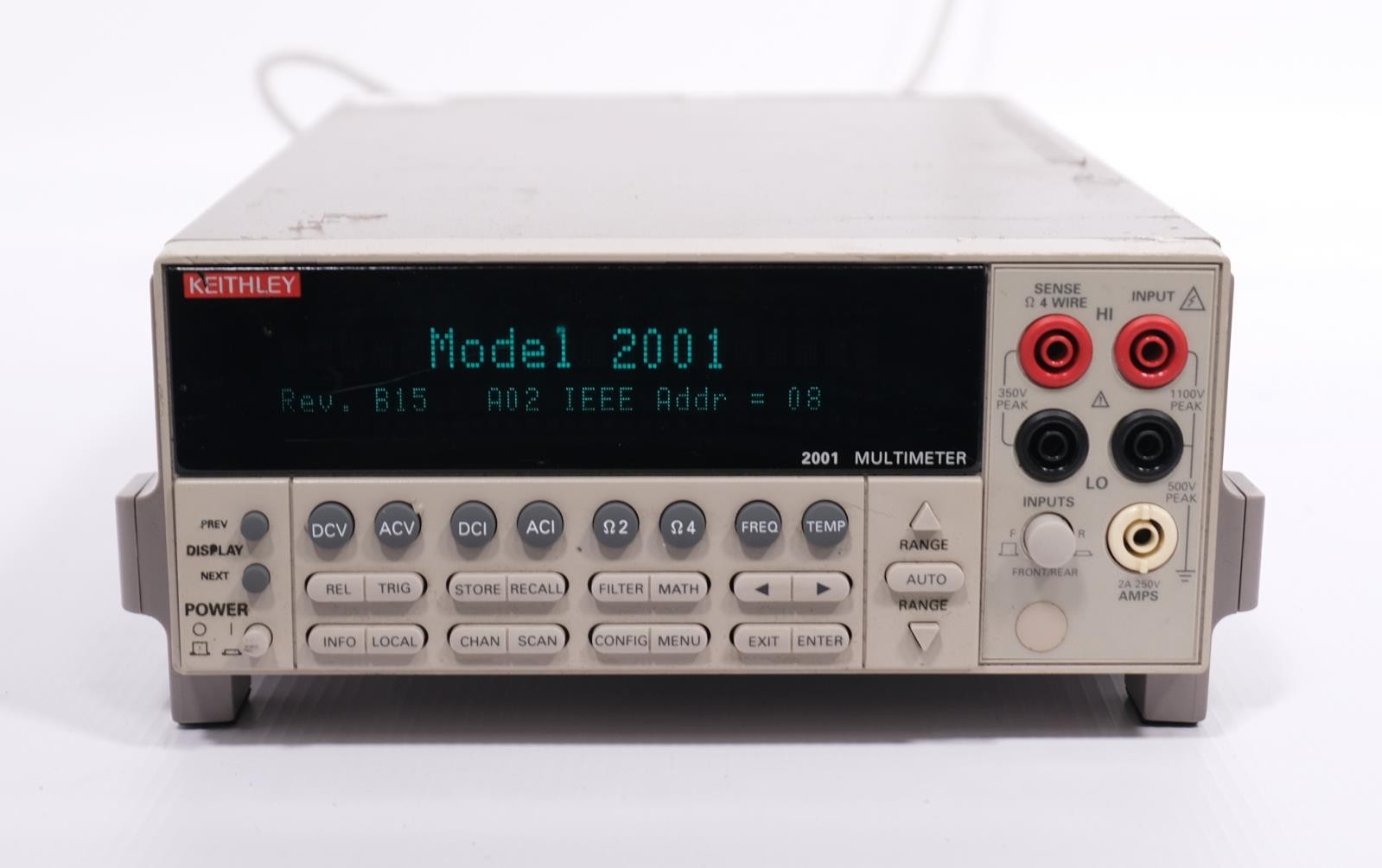Keithley 2001 7.5 Digit 71/2 Digit Multimeter DMM AS-IS